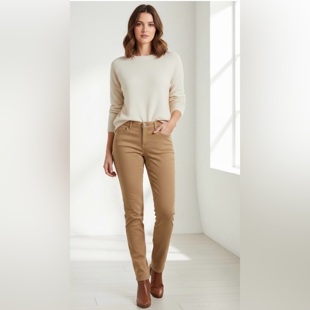 Draper James Tan Skinny Jeans